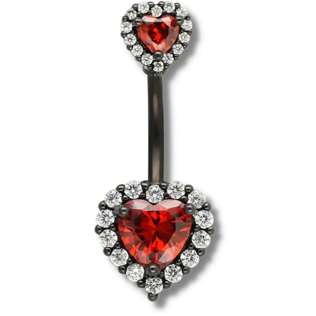 Piercing Clitoris Capuchon Noir Et Rouge Chevill re Bijoux piercing-clitoris-capuchon-noir-et-rouge-chevill-re-bijoux