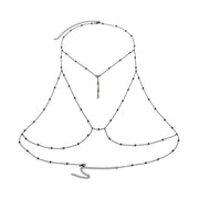 Chaine de Corps Rock Chic en Argent - Clara Chevillère Bijoux