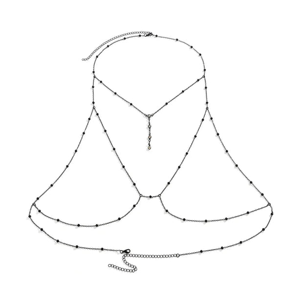 Chaine de Corps Rock Chic en Argent - Clara Chevillère Bijoux