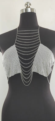 Chaine de corps Body Cotte de Maille avec Sequins - Tina Bijoux de Corps