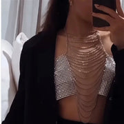 Chaine de corps Body Cotte de Maille avec Sequins - Tina Bijoux de Corps