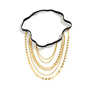 Chaine de cuisse multi rang micro médaillons pendentifs - Celia Chevillère Bijoux