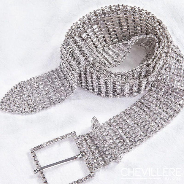 Chaine de taille ceinture à strass - Cléo Chevillère Bijoux
