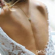 Collier de Dos Pendentif Médaillon Graphique -Mona Chevillère Bijoux