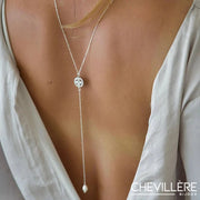 Collier de Dos Pendentif Médaillon Graphique -Mona Chevillère Bijoux