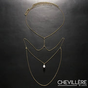 Collier de Dos Pendentif Perle - Maelyne Chevillère Bijoux
