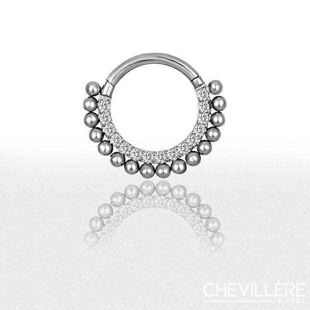 Clicker de Piercing Daith en Acier - Chevillère Bijoux