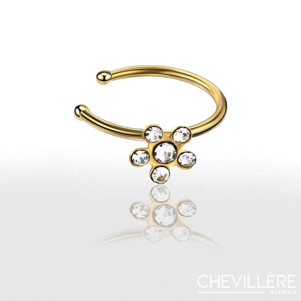 Anneau Fin Faux Piercing de Nez - Chevillère Bijoux