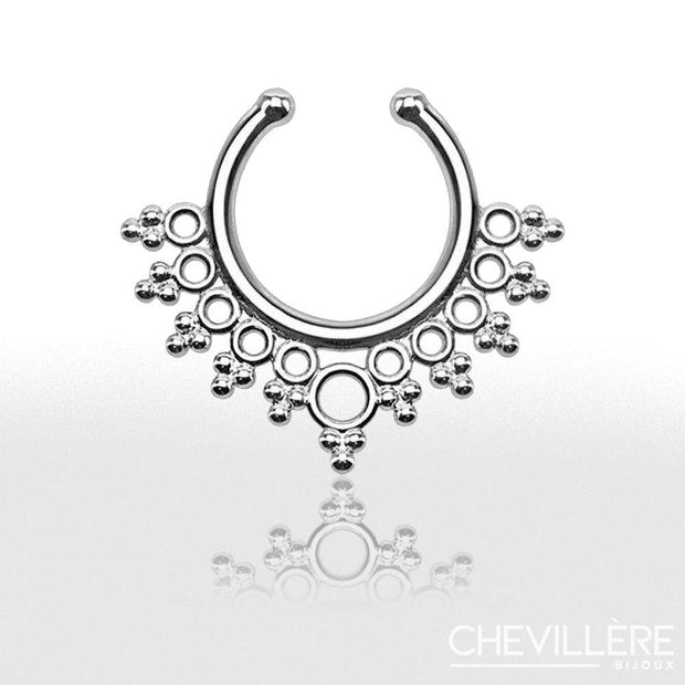 Authentique Faux Piercing Septum Nez - Chevillère Bijoux