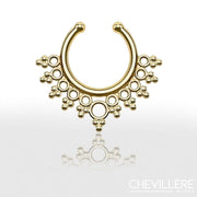 Authentique Faux Piercing Septum Nez - Chevillère Bijoux