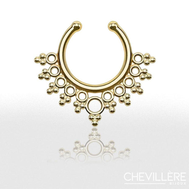 Authentique Faux Piercing Septum Nez - Chevillère Bijoux