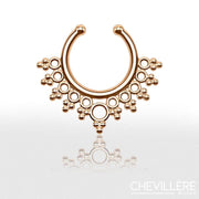 Authentique Faux Piercing Septum Nez - Chevillère Bijoux