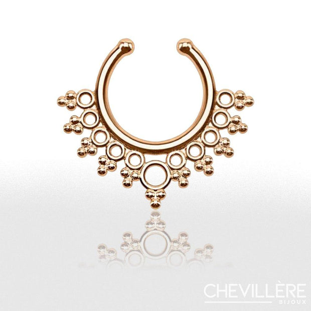 Authentique Faux Piercing Septum Nez - Chevillère Bijoux