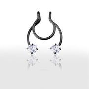 Faux Piercing Nez avec Strass - Chevillère Bijoux