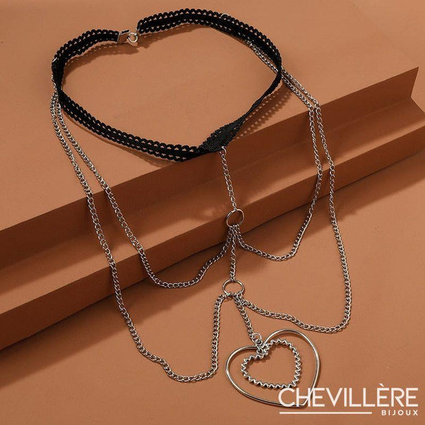 Chaîne Cuisse Coeurs Les Bijoux de Corps