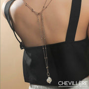 Collier de Dos Perle Mariage Chevillère Bijoux