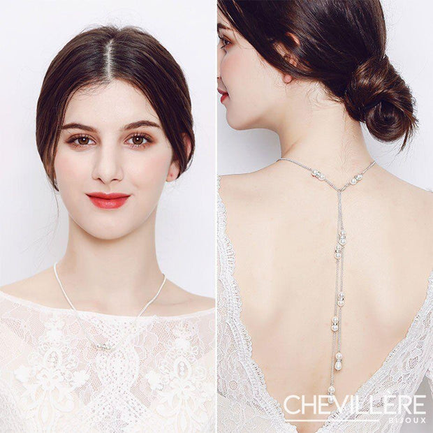 Bijoux de Dos Mariée Collier-et-Dos