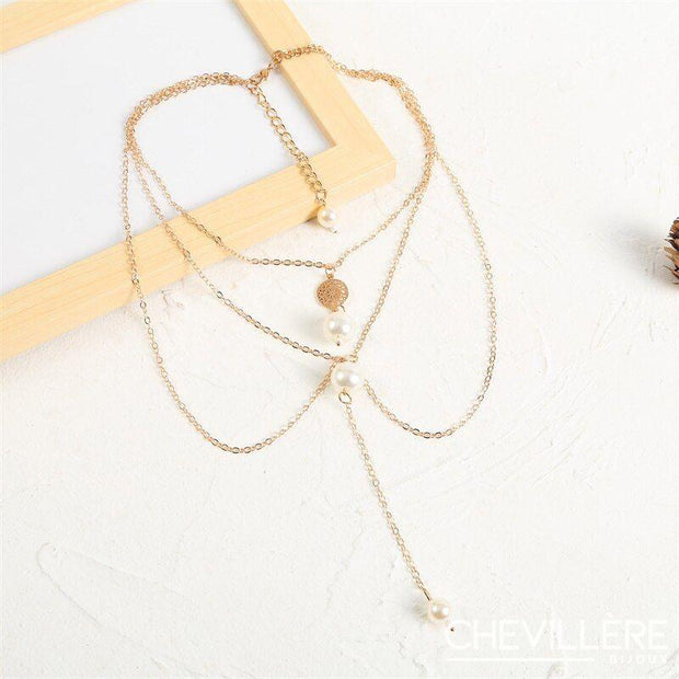 Collier de Dos Bohème Chevillère Bijoux
