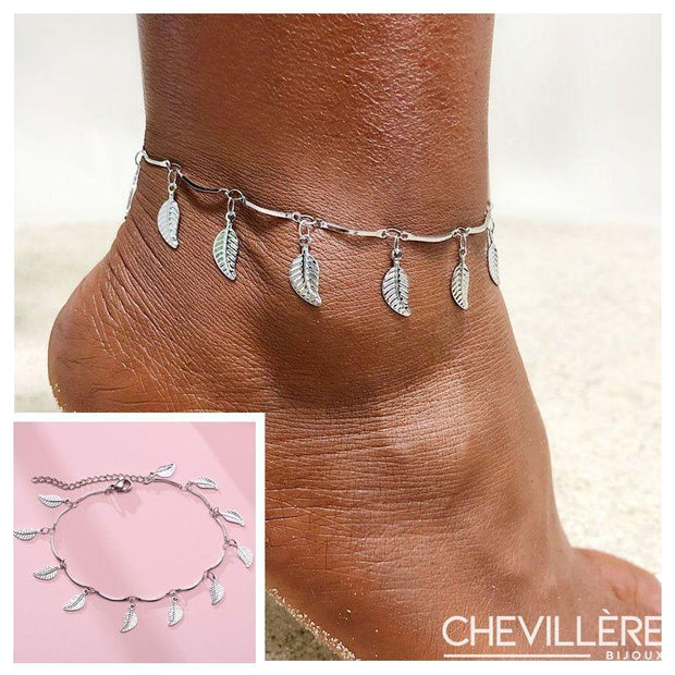 Bracelet de Cheville Plume Les Bijoux de Corps