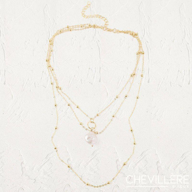 Collier de Dos Perle Mariage Chevillère Bijoux