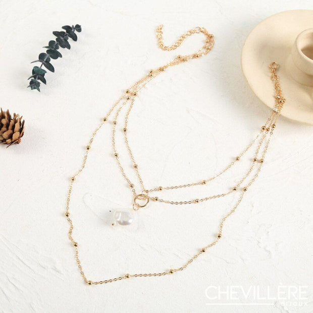 Collier de Dos Perle Mariage Chevillère Bijoux