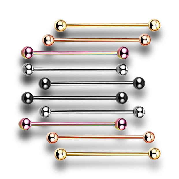 Ensemble de Piercings Industriels - Chevillère Bijoux