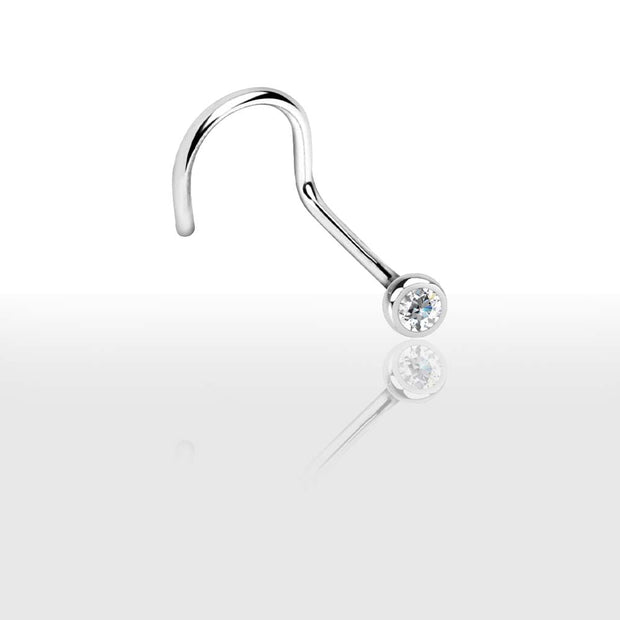 Piercing Nez  avec Strass Fin - Chevillère Bijoux