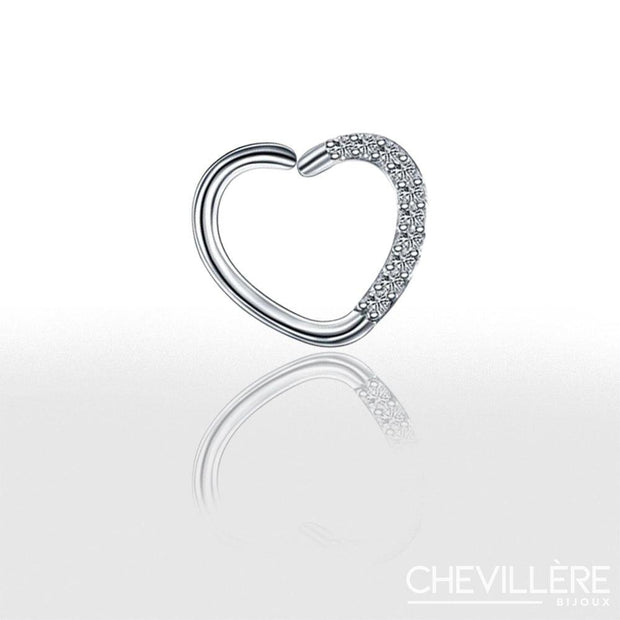 Charmant Piercing Daith en Forme de œur - Chevillère Bijoux