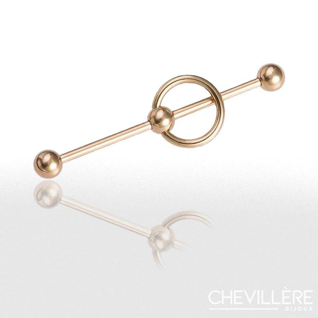 Anneau  pour Piercing Industriel - Chevillère Bijoux