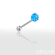 Lot de  Piercings Langue en Forme de Dé  Original et Trendy - Chevillère Bijoux