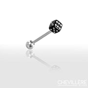 Lot de  Piercings Langue en Forme de Dé  Original et Trendy - Chevillère Bijoux