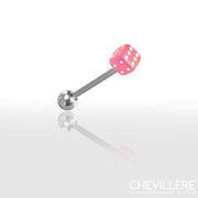 Lot de  Piercings Langue en Forme de Dé  Original et Trendy - Chevillère Bijoux