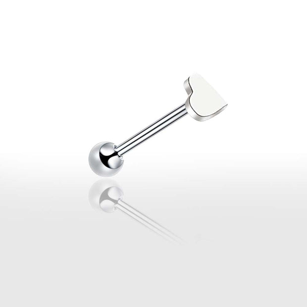 Piercing de Langue œur pour Femme - Chevillère Bijoux