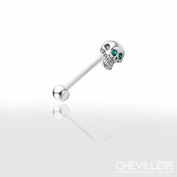 Piercing de Langue Crâne Unique - Chevillère Bijoux