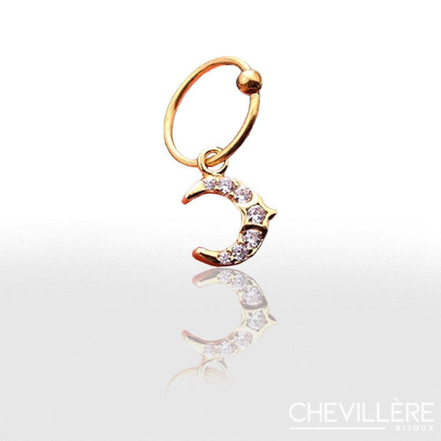 Piercing Daith en Forme de Lune - Chevillère Bijoux