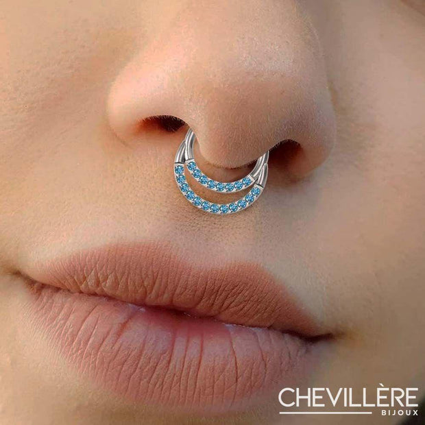 Piercing Septum  en Strass - Chevillère Bijoux