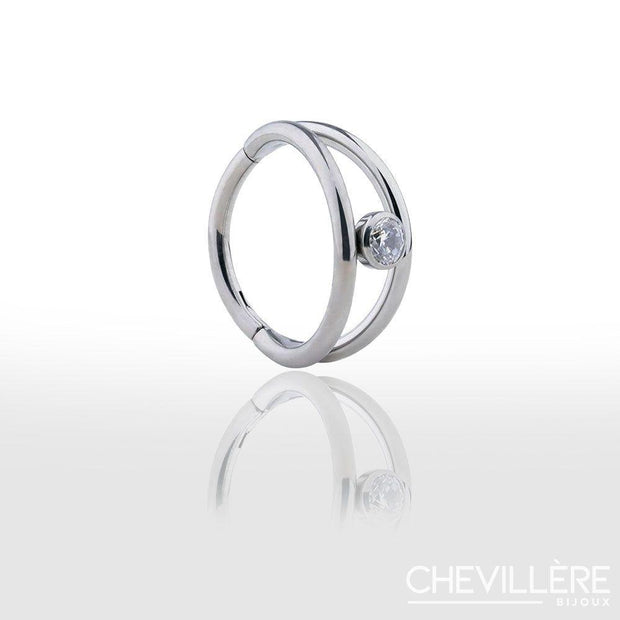 Double Anneau de Nez - Chevillère Bijoux