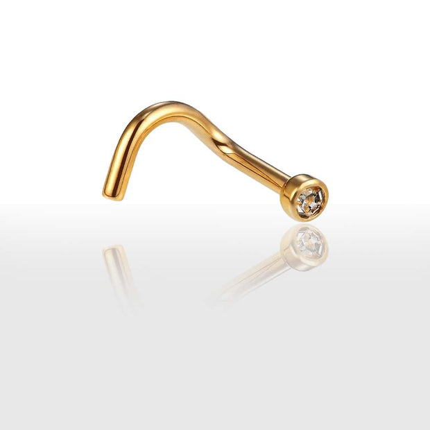 Piercing Nez en Strass de 1mm - Chevillère Bijoux
