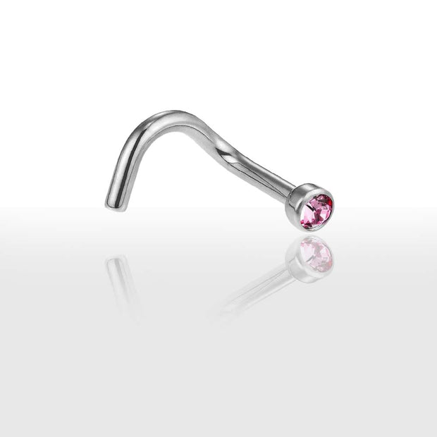 Piercing Nez en Strass de 1mm - Chevillère Bijoux