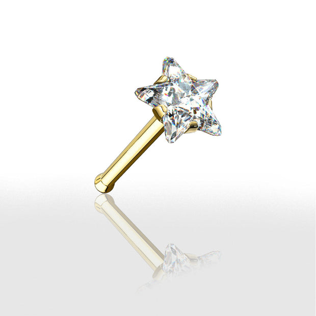 Pack Duo  Piercing de Nez Tige Droite  Pièces) - Chevillère Bijoux