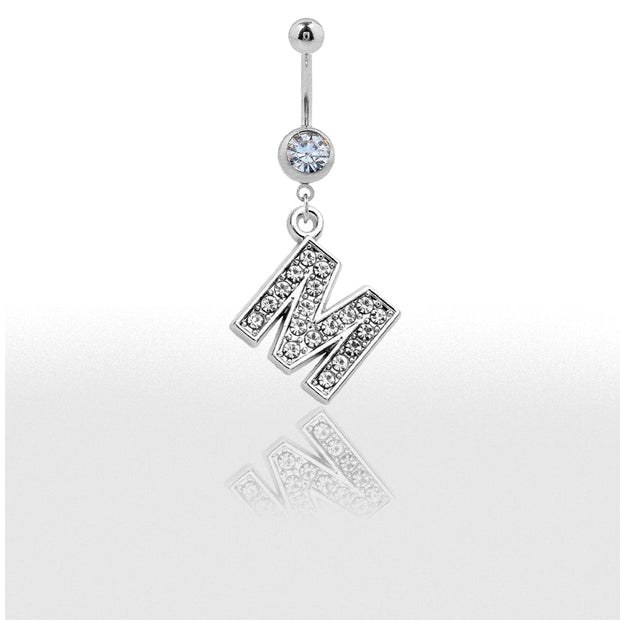Piercing Nombril avec Lettre - Chevillère Bijoux