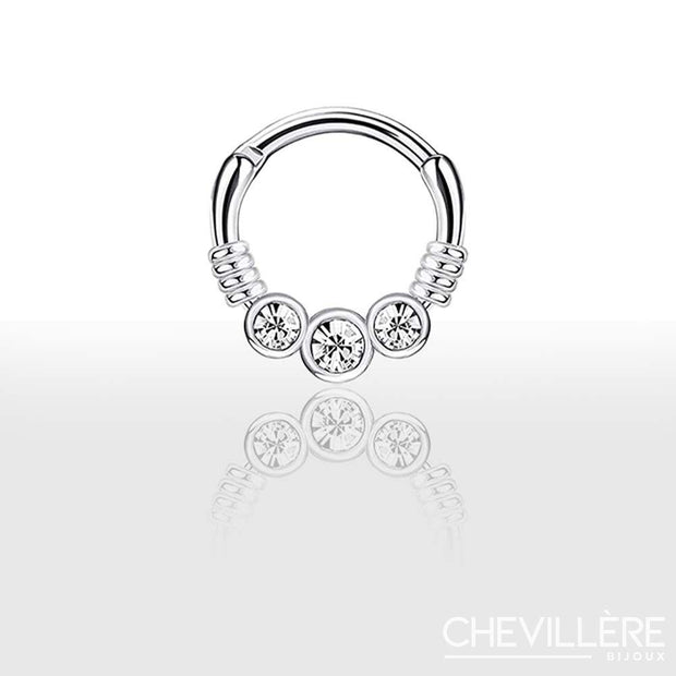 Anneau de Piercing Smiley - Chevillère Bijoux