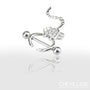 Ensemble de Piercings Scorpion pour Téton (2 Pièces)