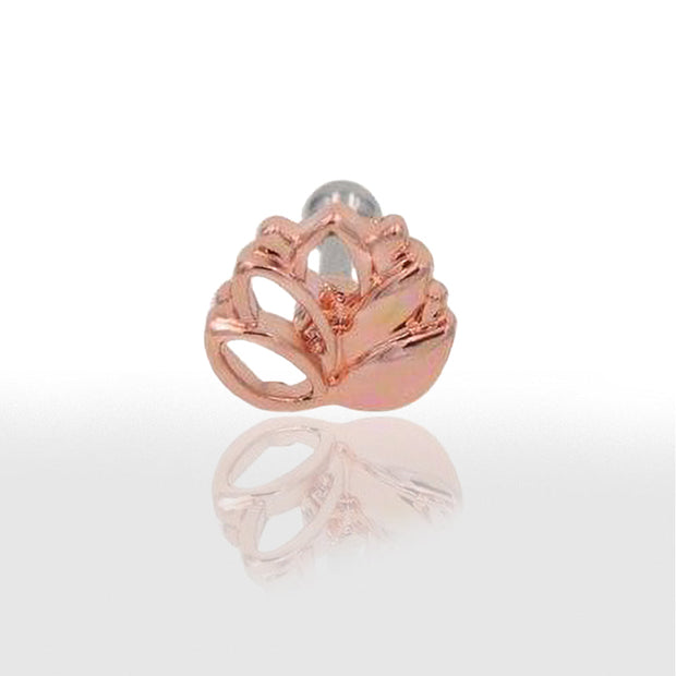 Piercing Tragus et Conch  Motif Fleur de Lotus - Chevillère Bijoux