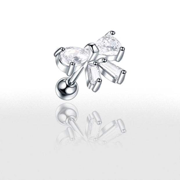 Piercing  pour Tragus en Forme de œud - Chevillère Bijoux
