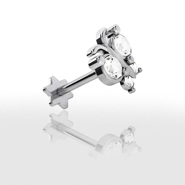 Piercing Tragus  en Forme de Papillon - Chevillère Bijoux