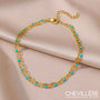 Chainette Pour Cheville Chic - Or & Turquoise