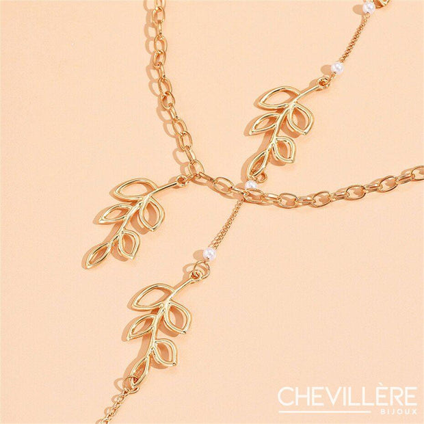 Collier de Dos Original Chevillère Bijoux