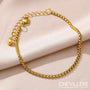 Chainette Pour Cheville Dorée