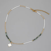Collier En Pierres Naturelles - Bohème Chic - Chevillère Bijoux